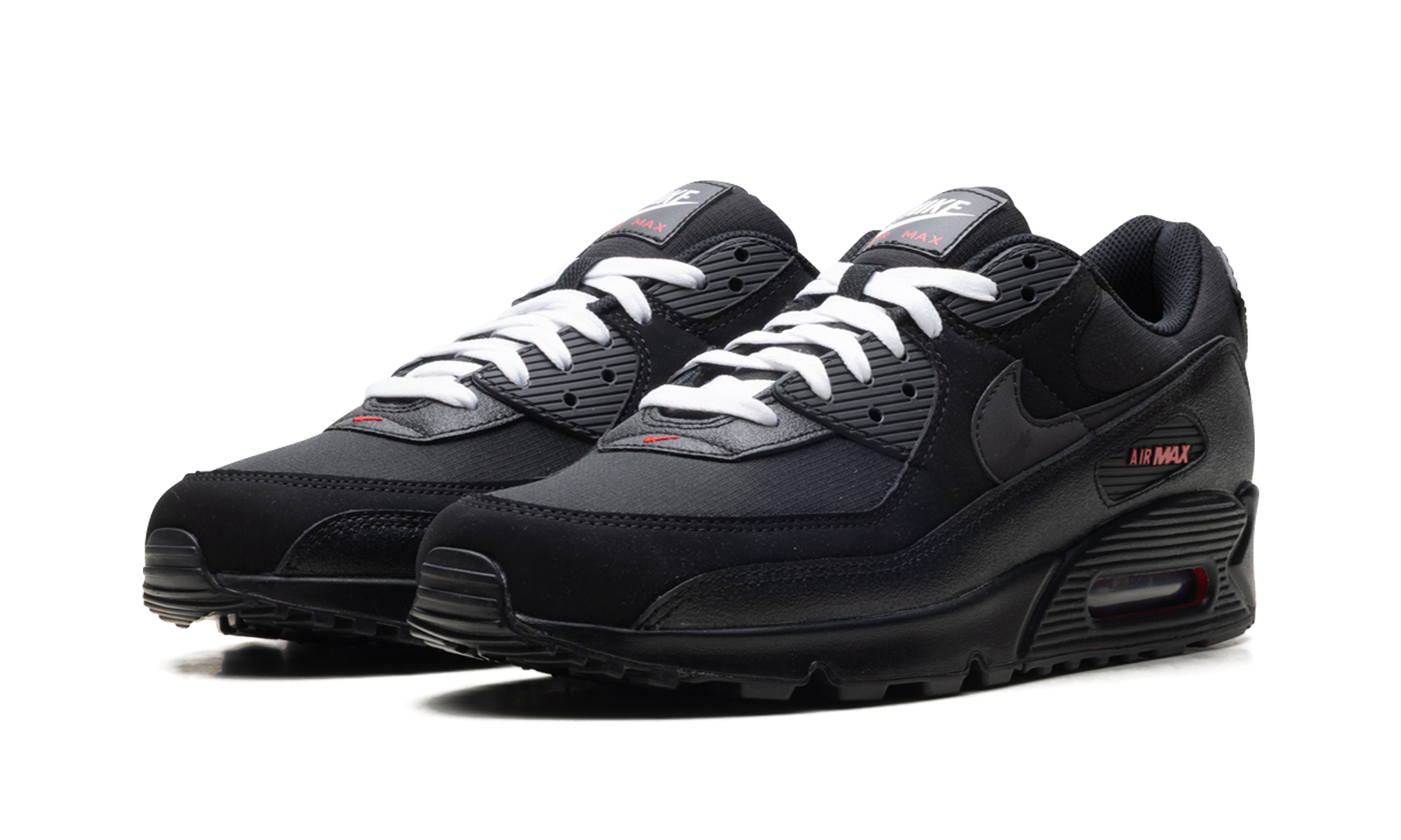 Nike Air Max 90 "Black Sport Red" DC9388 002 | Classic Tinker Hatfield Design