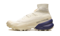 Salomon Speedcross Advanced Vanilla - Off-White Trail Sneaker with Purple Heel