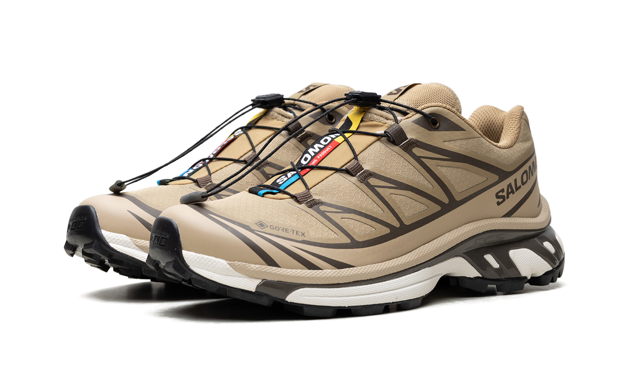 XT-6 GTX Kelp Wren Safari - Waterproof Trail Running Shoe with GORE-TEX