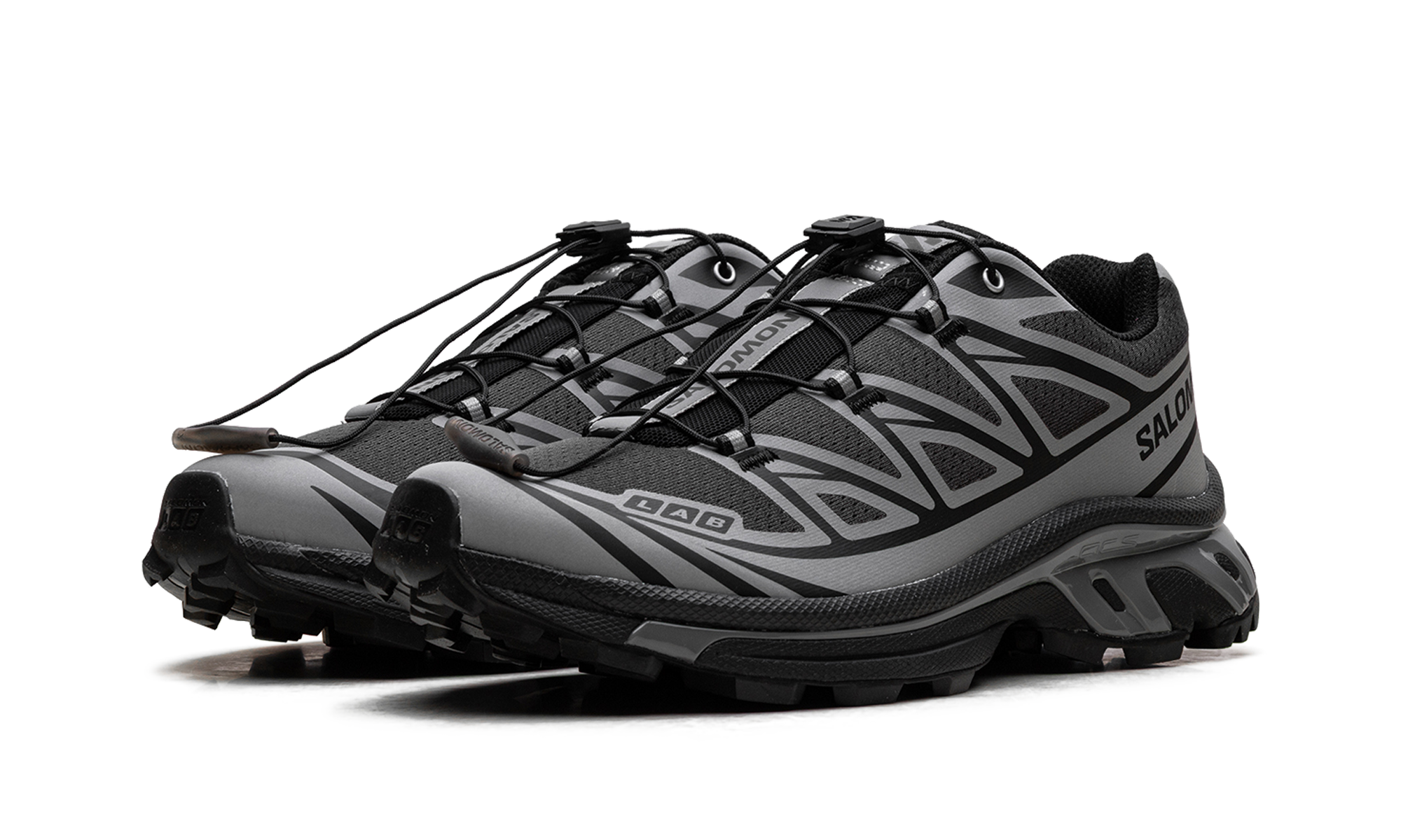 XT-6 Nocturne Vision Black - Reflective Trail Sneakers with Quicklace™ System