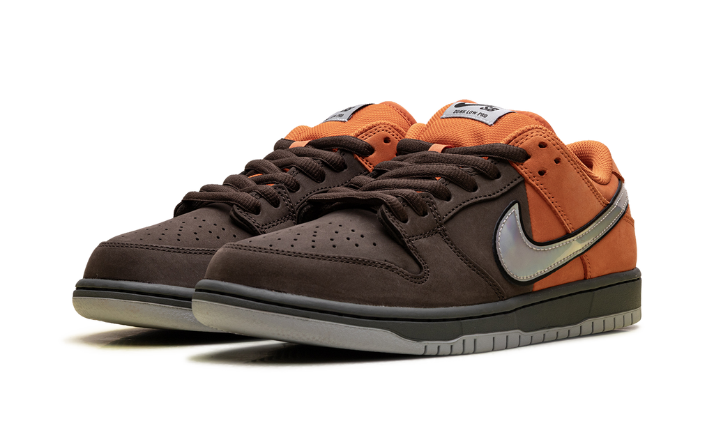Nike SB Dunk Low Pro Muni Fast Pass - Safety Orange & Baroque Brown Skate Shoes