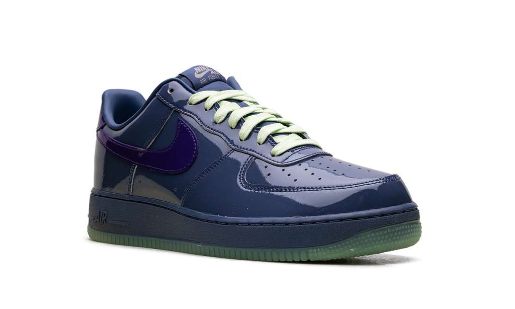 Nike Air Force 1 Low Patent Leather Mystic Navy Grape Ice - Bold Streetwear Statement