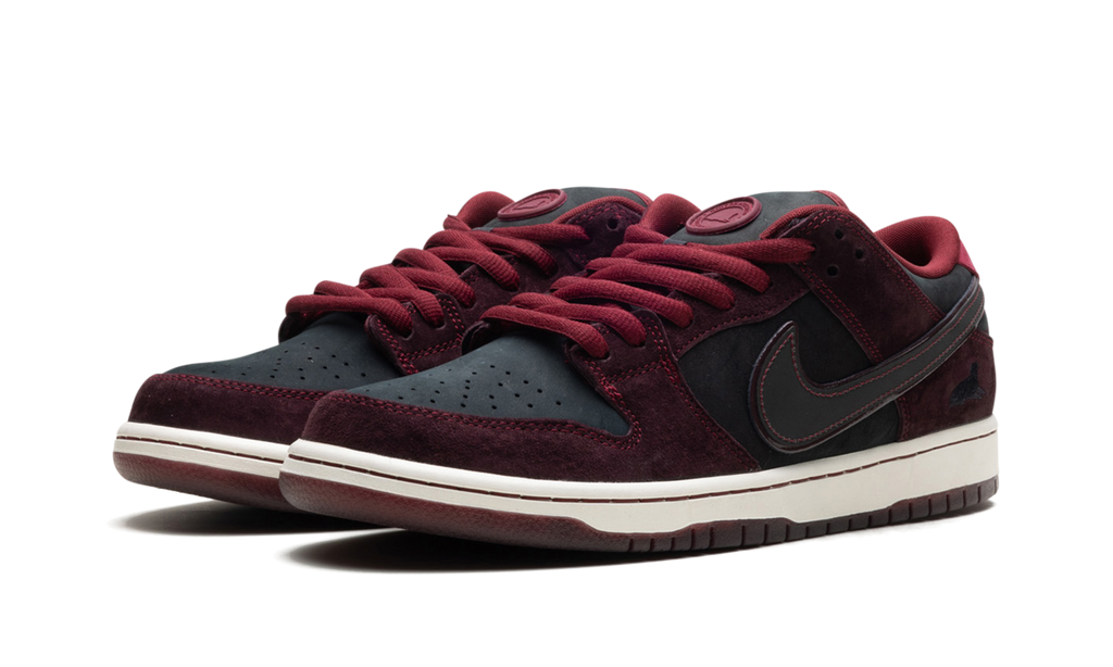 Nike SB Dunk Low Riot Skateshop FZ1289 200 - Bordeaux Inspired Skate Collaboration