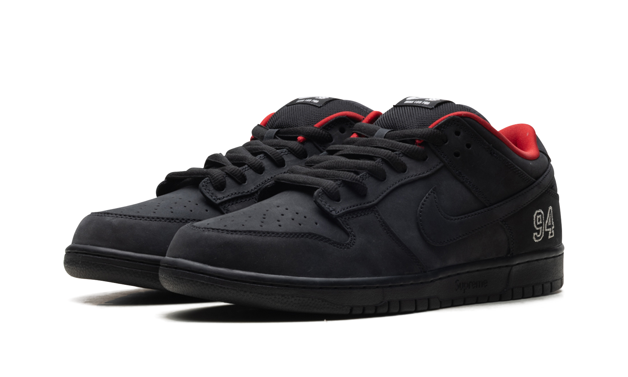 Supreme x Nike SB Dunk Low Black HQ8487-001 | 2025 Collaboration