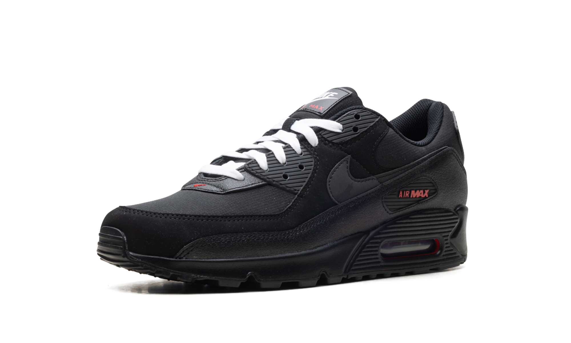Nike Air Max 90 "Black Sport Red" DC9388 002 | Classic Tinker Hatfield Design