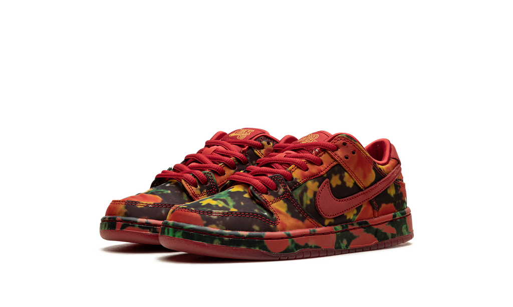 Nike SB Dunk Low PS 'The Wizard of Oz' - Kids' Poppy Field Sneaker FZ1236-600