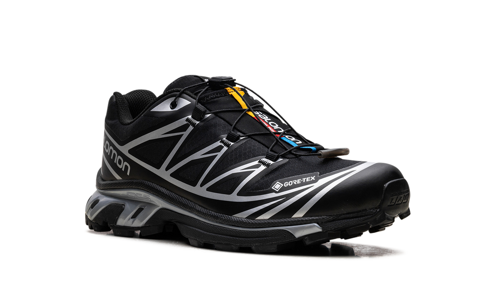 Salomon XT-6 Gore-Tex Black Silver - Waterproof Trail Running Shoes