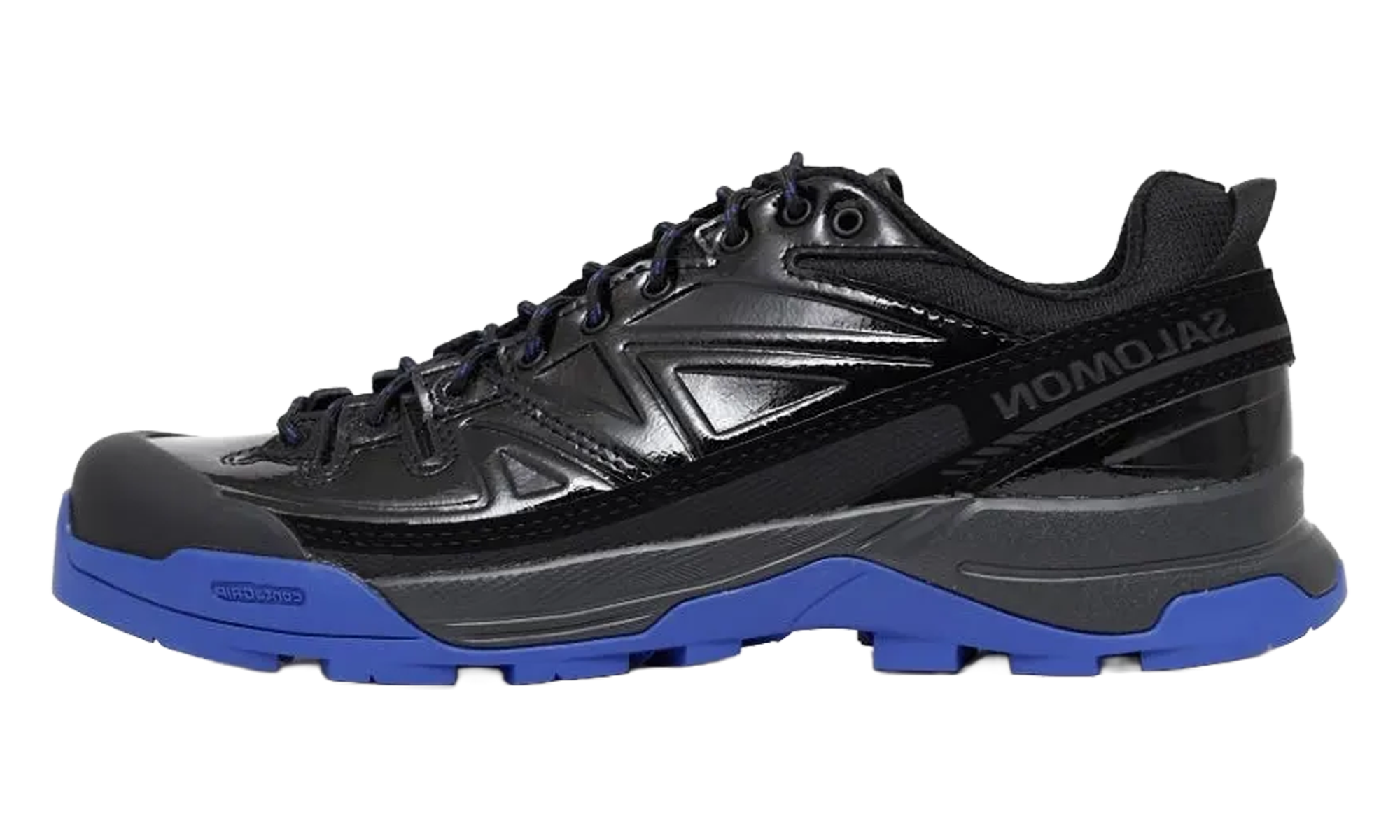 X-ALP Recon Black Blue Trail Running Shoes - Performance Hiking Footwear