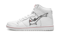 Nike SB Dunk High Pro ISO Oski Great White - Shark Embroidered Skate Shoe DC8908