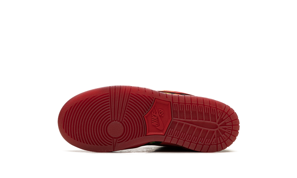 Nike SB Dunk Low PS 'The Wizard of Oz' - Kids' Poppy Field Sneaker FZ1236-600