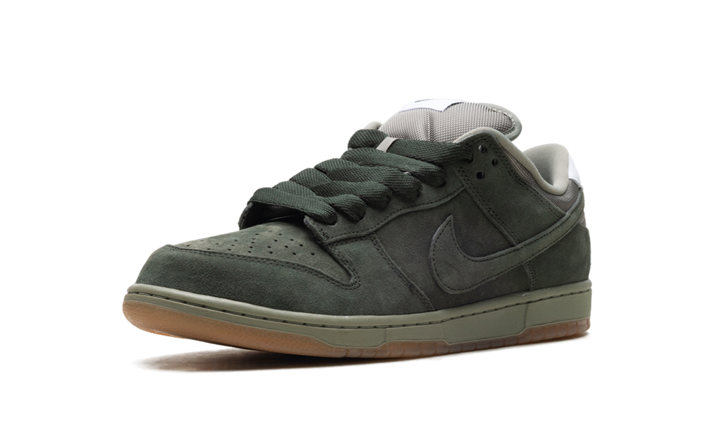 Nike SB Dunk Low Pro B Sequoia - Dark Green Suede Skate Shoe HJ0367 301