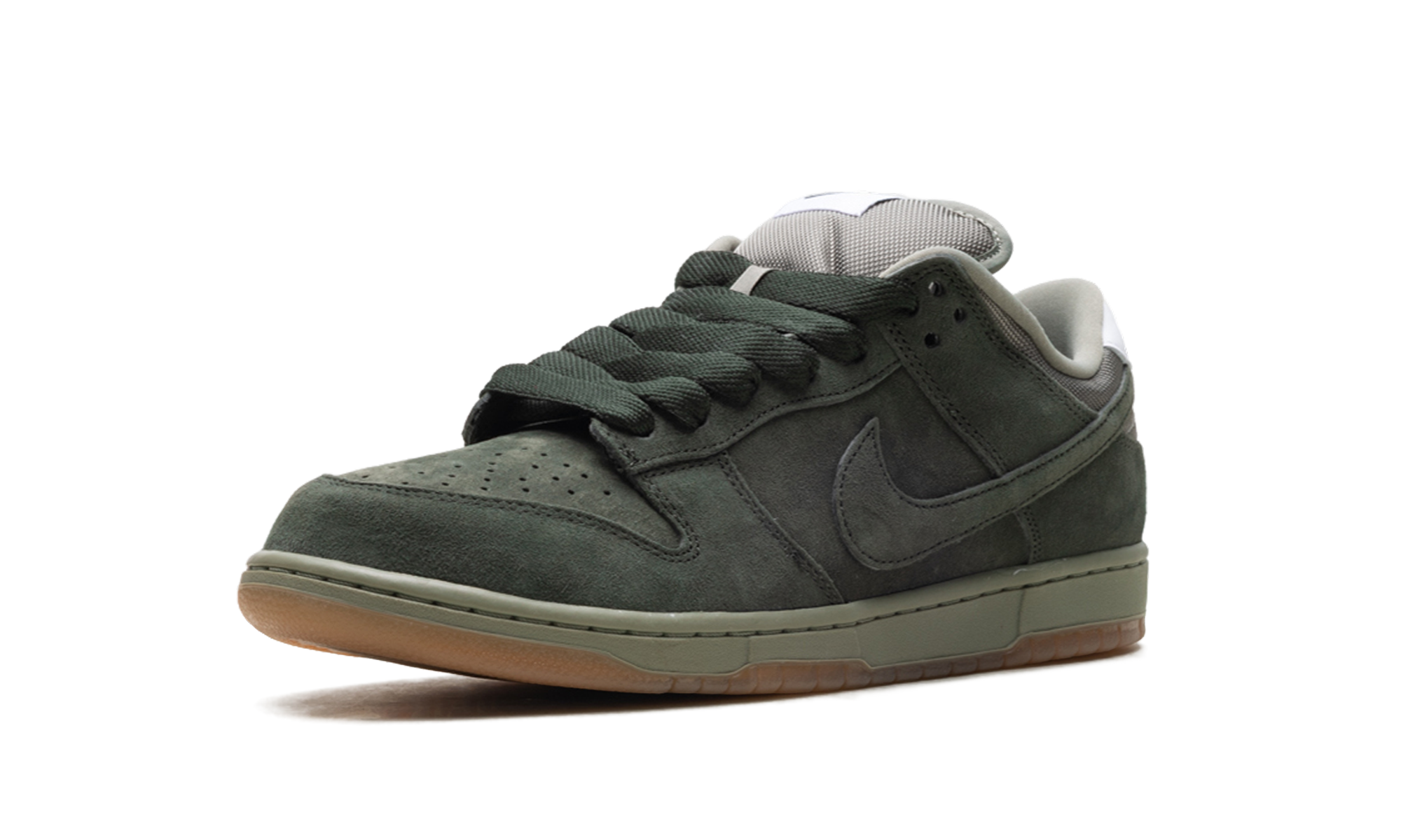 Nike SB Dunk Low Pro B Sequoia - Dark Green Suede Skate Shoe HJ0367 301