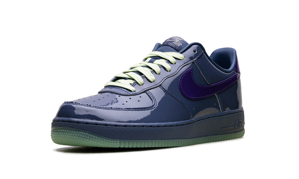 Nike Air Force 1 Low Patent Leather Mystic Navy Grape Ice - Bold Streetwear Statement