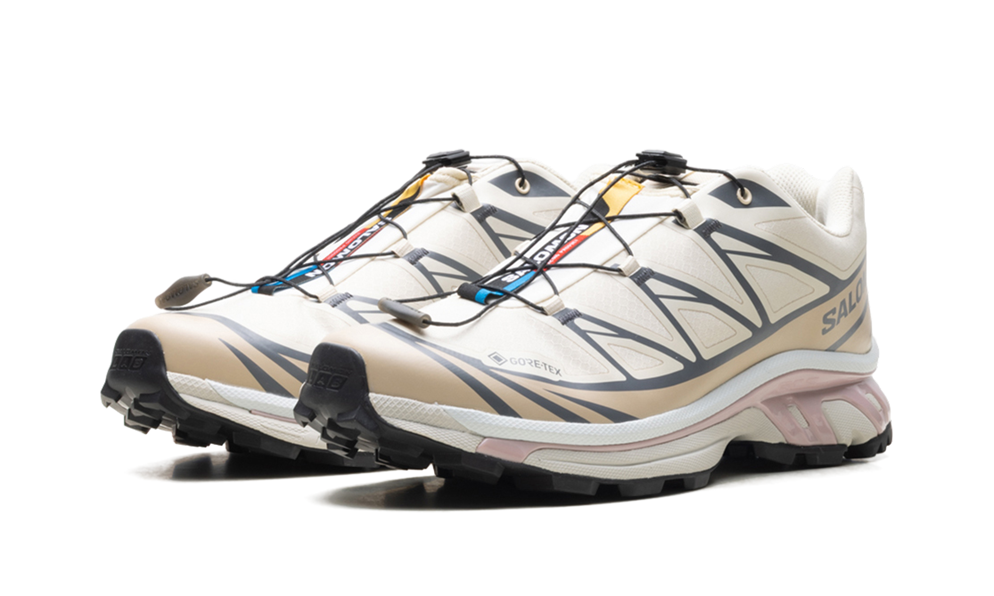 XT-6 GTX Almond Milk Mauve - Waterproof Trail Sneakers with GORE-TEX