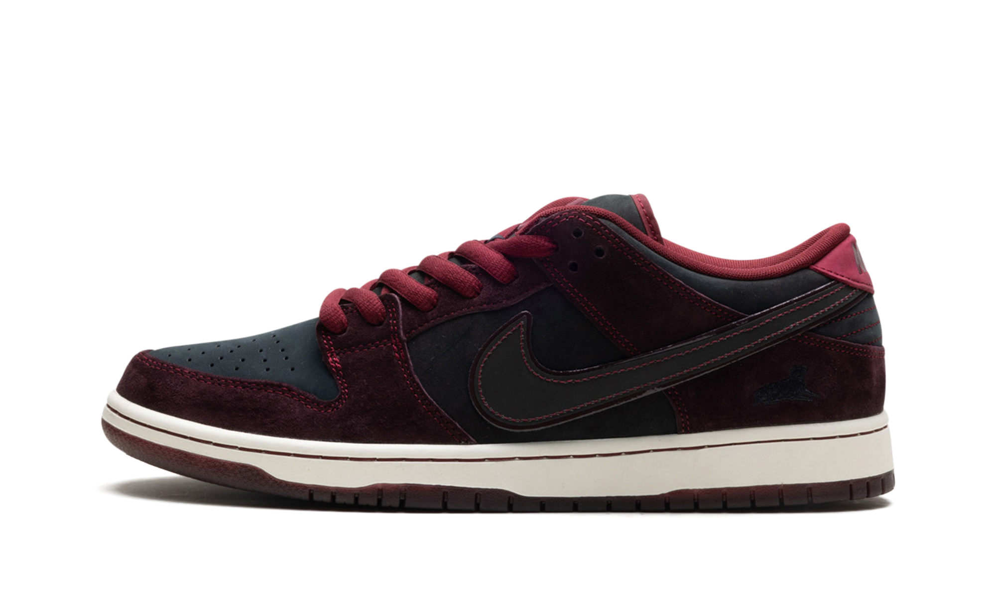 Nike SB Dunk Low Riot Skateshop FZ1289 200 - Bordeaux Inspired Skate Collaboration