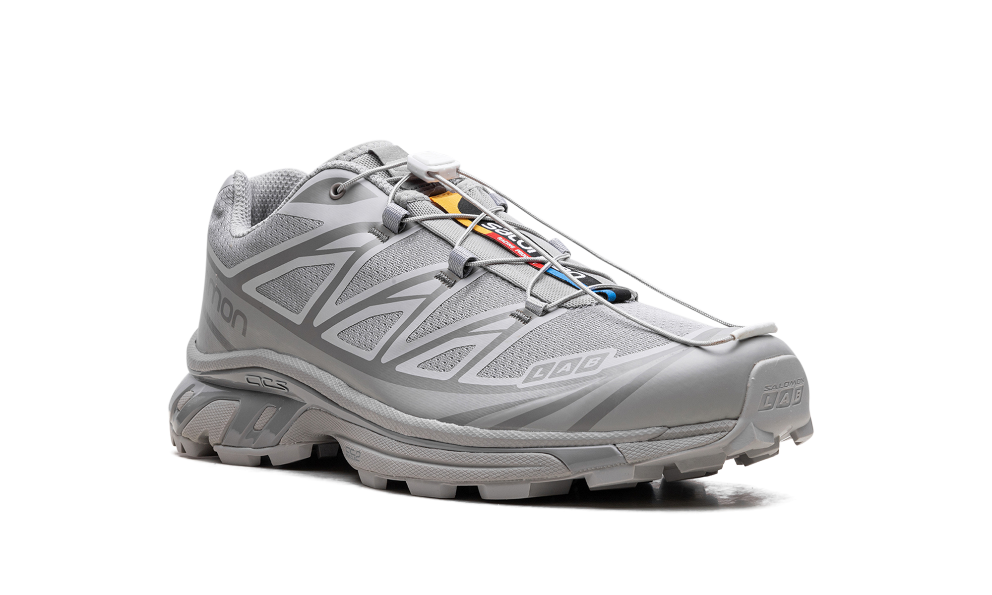 Salomon XT-6 Ghost Grey Running Shoes - Advanced Traction & Stability