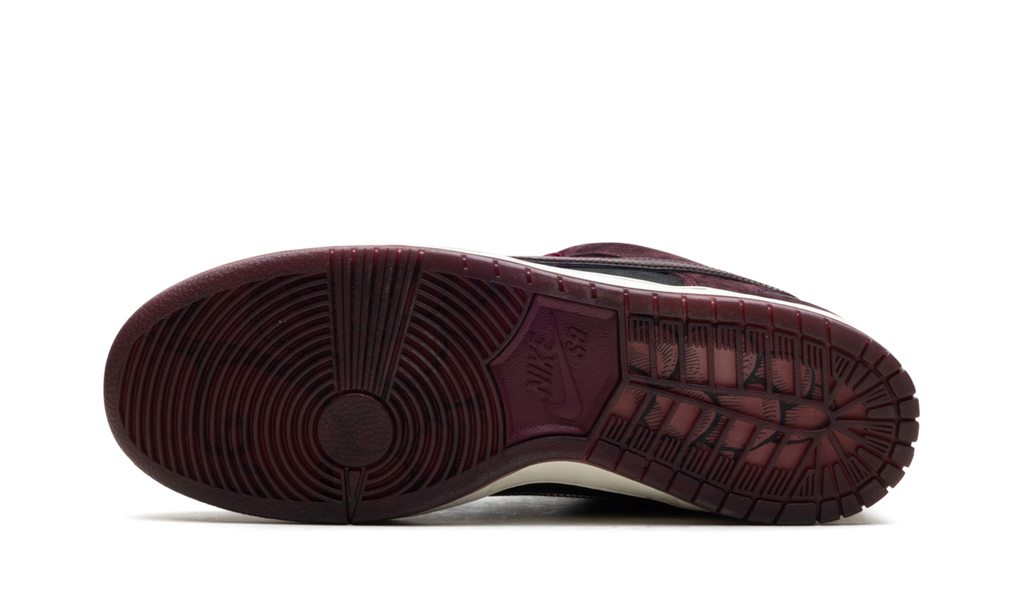 Nike SB Dunk Low Riot Skateshop FZ1289 200 - Bordeaux Inspired Skate Collaboration