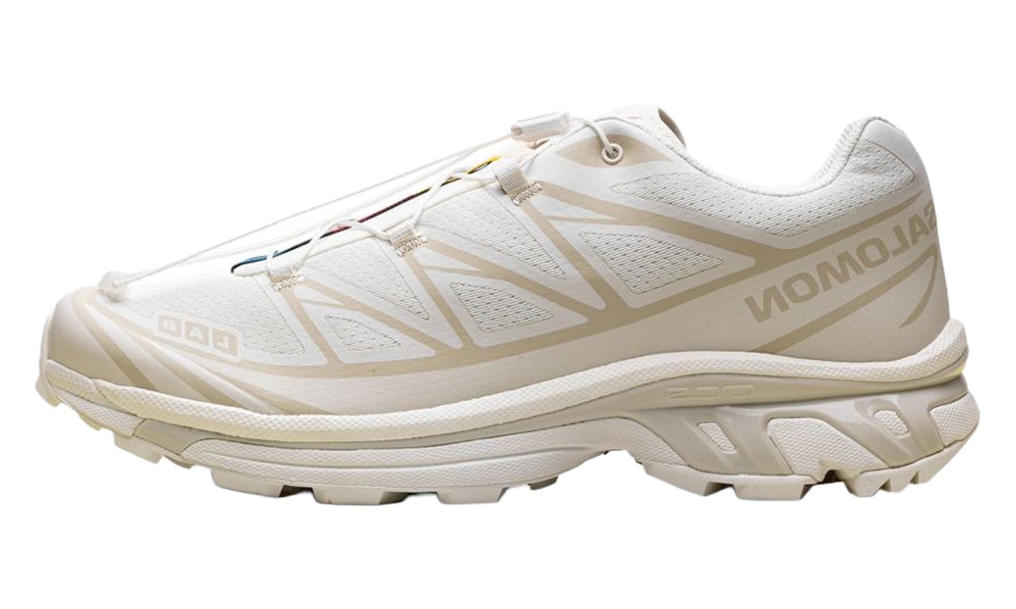 Salomon XT-6 Vanilla Ice Almond Milk Trail Running Shoe - Advanced Grip & Stability