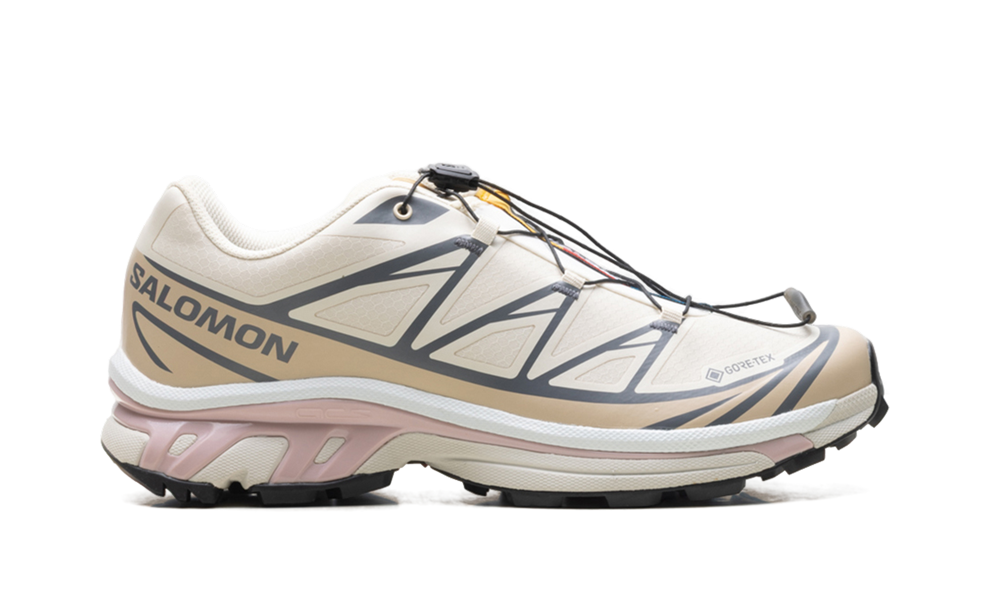 XT-6 GTX Almond Milk Mauve - Waterproof Trail Sneakers with GORE-TEX