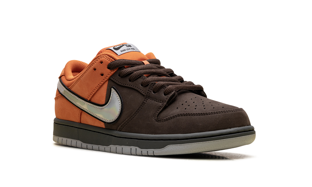 Nike SB Dunk Low Pro Muni Fast Pass - Safety Orange & Baroque Brown Skate Shoes