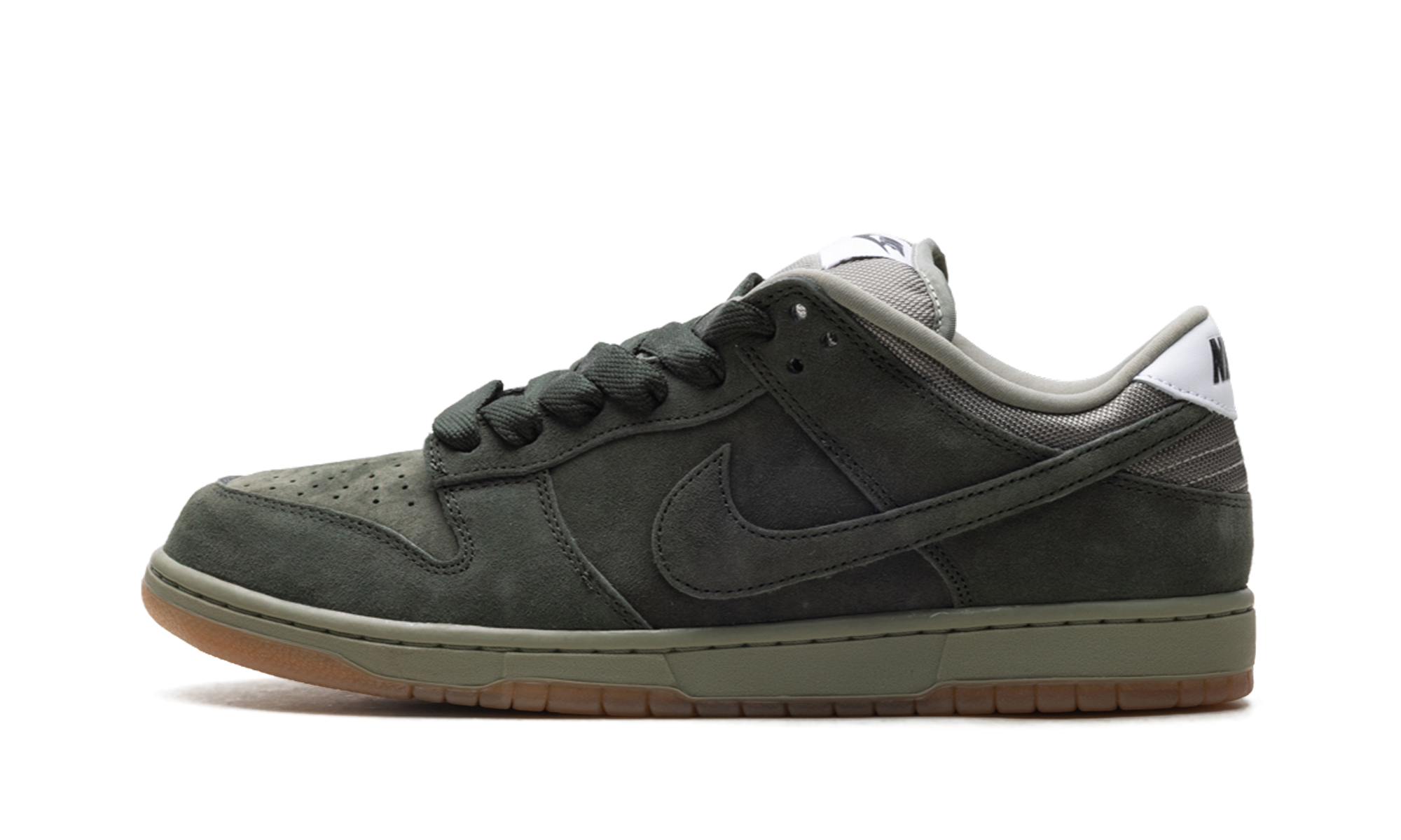 Nike SB Dunk Low Pro B Sequoia - Dark Green Suede Skate Shoe HJ0367 301