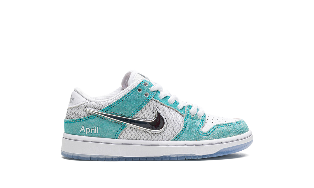 Nike SB Dunk Low PS "April Skateboards" - Kids' Skate Shoe FZ6106 300