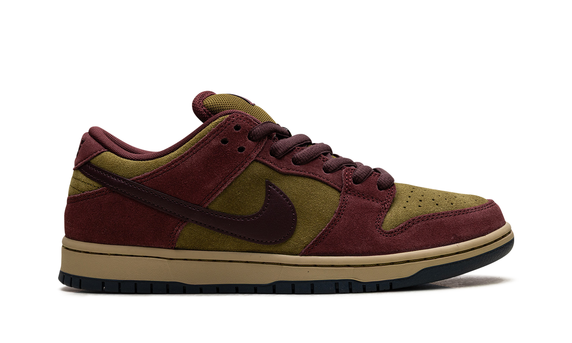 Nike SB Dunk Low Burgundy Crush Olive Flak - HQ1625-600