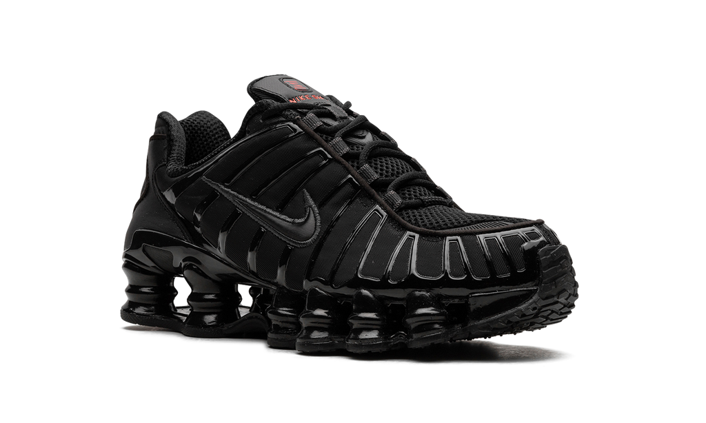 Women's Nike Shox TL Black Max Orange AR3566 002 | Y2K Retro Sneaker