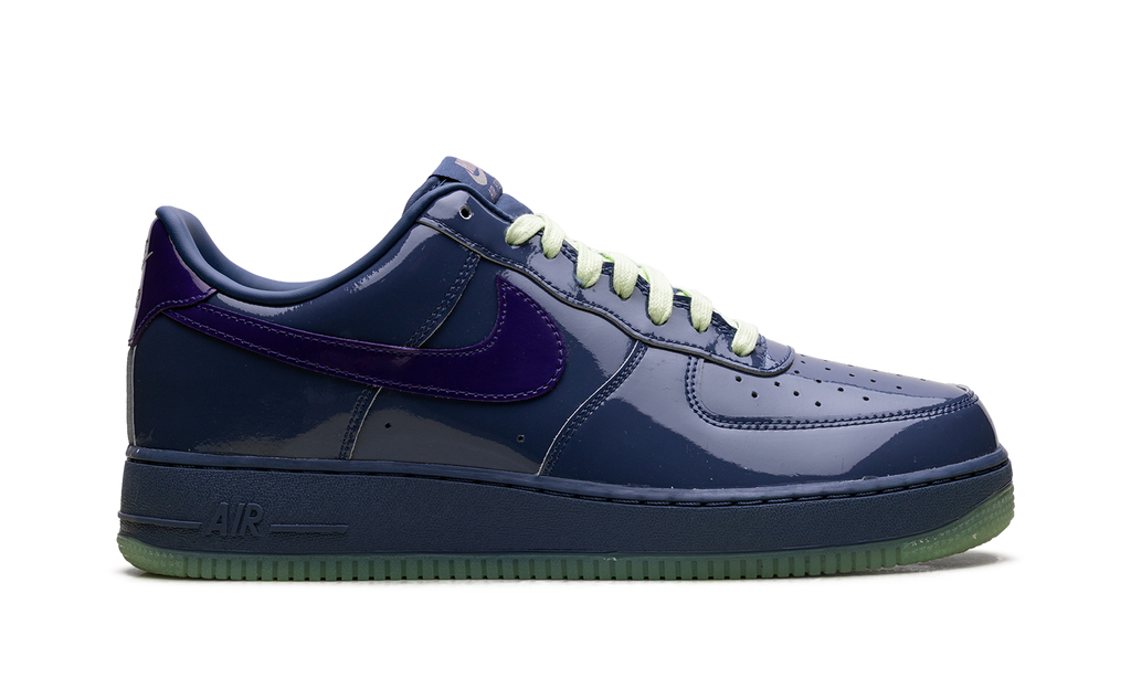 Nike Air Force 1 Low Patent Leather Mystic Navy Grape Ice - Bold Streetwear Statement